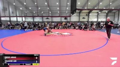 132 lbs Quarterfinal - Diego Arias, CA vs Tavarre Lee, WA