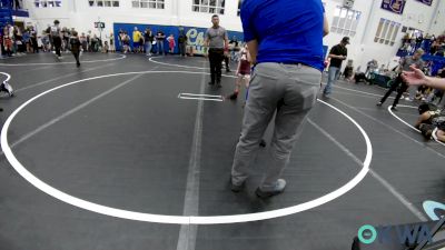 52 lbs Round Of 32 - Chasen Shepard, Ada Youth Wrestling vs Hudson Clark, Piedmont