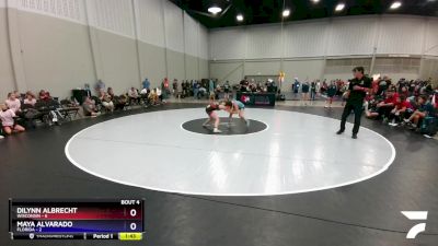 101 lbs Round 2 (6 Team) - Dilynn Albrecht, Wisconsin vs Maya Alvarado, Florida