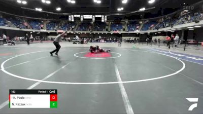 190 lbs Cons. Semi - Khyiema Poole, Robinson vs Nadia Razzak, Schaumburg