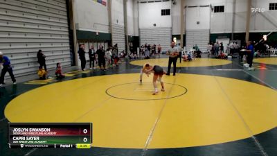 102-112 lbs Cons. Semi - Capri Sayer, 308 Wrestling Academy vs Joslyn Swanson, Siouxland Wrestling Academy