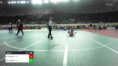 80 lbs Round Of 64 - Billy Woods, Morrison Takedown Club vs Westin Pollock, Owasso Junior High