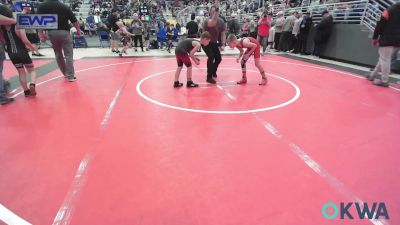 70 lbs Quarterfinal - Chance Nichols, Pawnee Black Bear Wrestling vs Knox Trosky, Claremore Wrestling Club