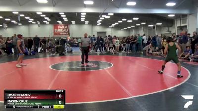 92 lbs Cons. Round 4 - Omar Niyazov, Scanlan Wrestling Academy vs Mason Cruz, Prince George Wrestling Assoic