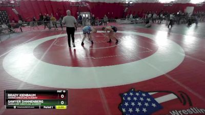 157 lbs Semifinal - Brady Kienbaum, Askren Wrestling Academy vs Sawyer Dannenberg, Sarbacker Wrestling Academy