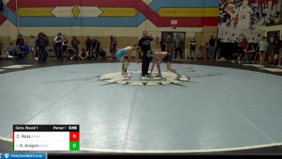 126 lbs Cons. Round 1 - Alfonso Aragon, Greeley West vs Caysen Ross, Burns/Pine Bluffs