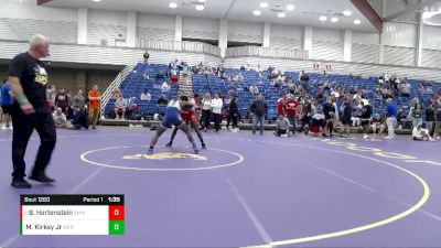 147 lbs Cons. Round 4 - Bronson Hertenstein, St. Marys Memorial vs Marlone Kirksy Jr, Merrillville