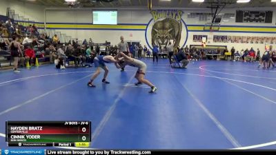 JV-6 lbs Round 2 - Hayden Bratz, Centerville vs Cinnik Yoder, Don Bosco