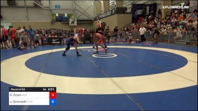 61 kg Round Of 64 - Shawn Orem, Husky Elite Wrestling Club vs Jake Gromacki, Clarion RTC