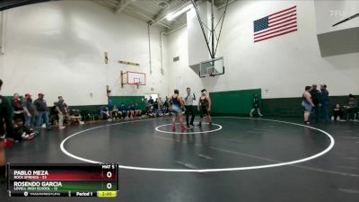 285 lbs Round 1 (6 Team) - Rosendo Garcia, Lovell High School vs Pablo Meza, Rock Springs