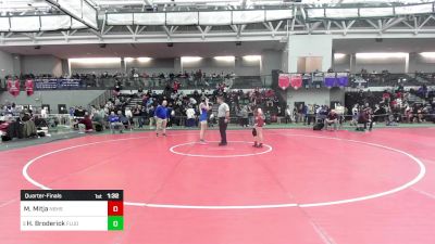 152 lbs Quarterfinal - Mia Mitja, New Britain vs Hayley Broderick, Fairfield Ludlowe