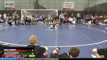 85 lbs Quarterfinals (8 Team) - Braxton Barent, Montana Maroon vs Riley Sumner, Missouri Avengers