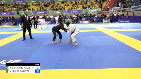 ANGELICA GUIRRA DE AZEVEDO DA SI vs MARIA CLARA DA SILVA LEAL 2024 Brasileiro Jiu-Jitsu IBJJF
