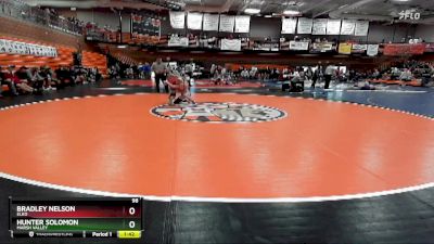 98 lbs Quarterfinal - Bradley Nelson, Elko vs Hunter Solomon, Marsh Valley