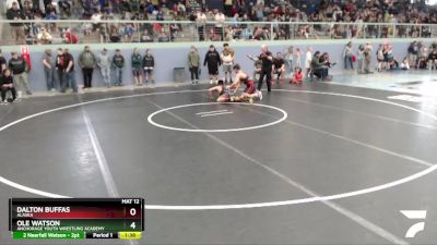 182 lbs Round 1 - Ole Watson, Anchorage Youth Wrestling Academy vs Dalton Buffas, Alaska