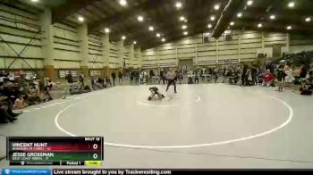 74 lbs Semis & Wb (16 Team) - JESSE GROSSMAN, West Coast Riders vs Vincent Hunt, Warriors Of Christ