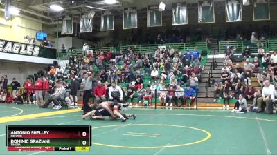 150 lbs Quarterfinal - Dominic Graziani, TINORA vs Antonio Shelley, MENTOR