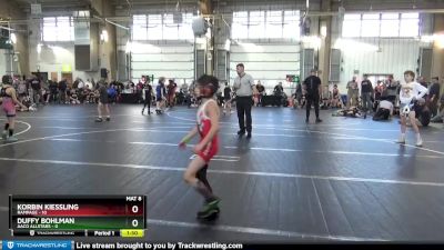 56 lbs Round 2 - Korbin Kiessling, Rampage vs Duffy Bohlman, AACO Allstars