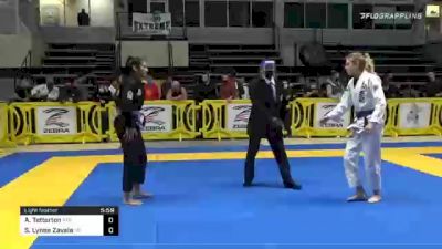 Abbigayle Tetterton vs Samantha Lynee Zavala 2020 American National IBJJF Jiu-Jitsu Championship