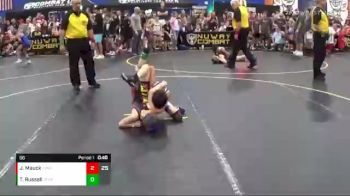 56 lbs Round 1 (6 Team) - Tate Russell, Steel Valley vs Jase Mauck, Iowa Elite