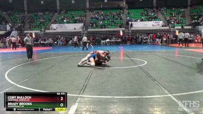 6A 175 lbs Quarterfinal - Cort Bulloch, Mortimer Jordan HS vs Brady Brooks, Gardendale Hs