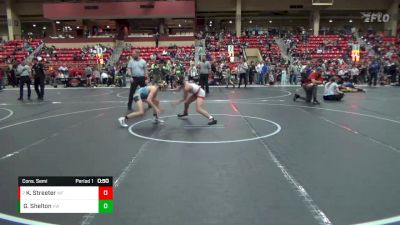 100 lbs Cons. Semi - Kobi Streeter, Wrestling Factory vs Gavin Shelton, Victory Wrestling