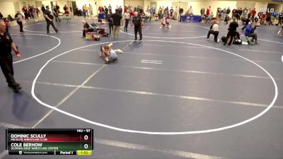 97 lbs 3rd Place Match - Cole Berhow, Scoring Edge Wrestling Center vs Dominic Scully, MN Elite Wrestling Club