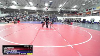 136 lbs Champ. Round 2 - Lilly Gough, Central Methodist University vs Oriyana Castex, University Of The Cumberlands