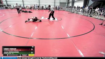 88 lbs Rd# 9- 2:15pm Saturday Final Pool - Zach Donaldson, Minion Black vs Vinny Ferrari, Minnesota Funky Singlets