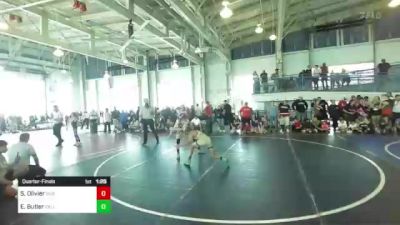 102 lbs Quarterfinal - Samuel Olivier, Riverside Rascals vs Elijah Butler, California Grapplers