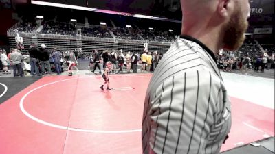 54 lbs Consi Of 8 #2 - Kelton Evans, Eastside United WC vs Grayson Burnett, Green River Grapplers