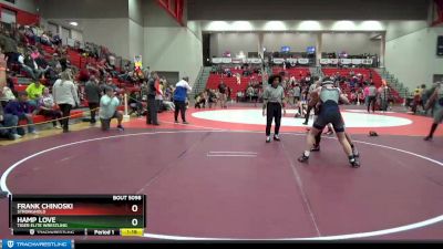 130 lbs Semifinal - Frank Chinoski, Stronghold vs Hamp Love, Tiger Elite Wrestling