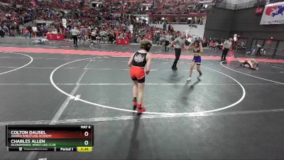 91 lbs Cons. Round 3 - Colton Dausel, Askren Wrestling Academy vs Charles Allen, Oconomowoc Wrestling Club