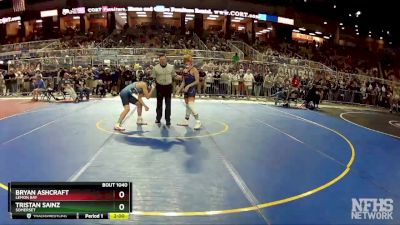 1A 132 lbs Champ. Round 1 - Bryan Ashcraft, Lemon Bay vs Tristan Sainz, Somerset