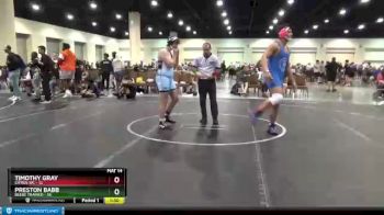 220 lbs Round 5 (8 Team) - Preston Babb, Beebe Trained vs Timothy Gray, Citrus WC