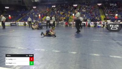 46 lbs Round Of 16 - Cayden Long, Northwestern Lehigh vs Holden Hazi, Mars