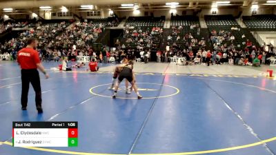 110 lbs 1st Place Match - Jaden Rodriguez, Cozad Youth Wrestling Club vs Luke Clydesdale, Norton Wrestling Club