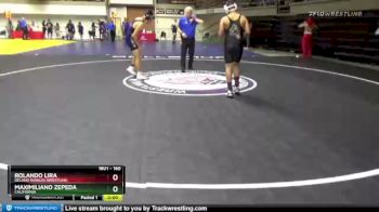 160 lbs Champ. Round 2 - Maximiliano Zepeda, California vs Rolando Lira, Delano Diablos Wrestling