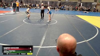 85 lbs Placement (4 Team) - Kayla Pastika, Owatonna vs Harper Hamacher, Becker