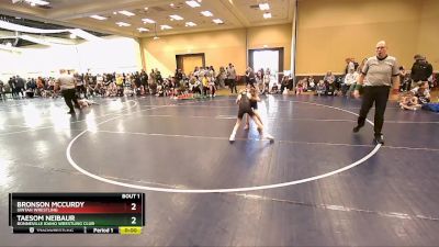 66 lbs Cons. Round 1 - Taesom Neibaur, Bonneville Idaho Wrestling Club vs Kasen Bonser, Bridger Valley Bruins Wrestlin