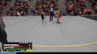 50 lbs Cons. Round 2 - Griffin Ranz, DGF vs Archer Anderson, Owatonna Wrestling Academy