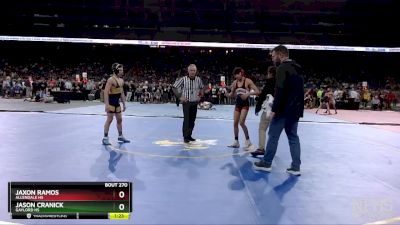 D2-113 lbs Cons. Round 2 - Jaxon Ramos, Allendale HS vs Jason Cranick, Gaylord HS