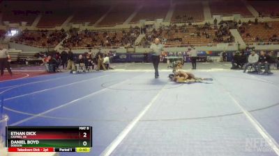 D1-113 lbs Cons. Round 1 - Ethan Dick, Casteel HS vs Daniel Boyd, Dobson