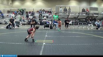47 lbs Round 2 (4 Team) - Izzabella Hicks, Saranac Youth Wrestling Club vs Kennedy Wheeler, Contenders WA Blue