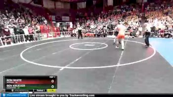 285 lbs D1/d2/d3 Finals (sat 3:00 P.m.) - Ben Krueger, Kaukauna vs Ron White, Holmen