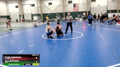 190 lbs Round 3 (16 Team) - Seth Erickson, York vs Tyler Zwingman, Columbus