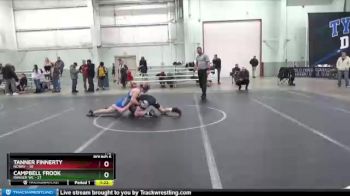 140 lbs Round 6 (8 Team) - Tanner Finnerty, NCWAY vs Campbell Frook, Ranger WC
