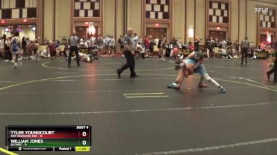 105 lbs Quarterfinals (8 Team) - Tyler Youngcourt, Mat Assassins Red vs William Jones, Olympic