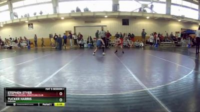 59 lbs Cons. Round 3 - Tucker Harris, Indiana vs Stephen Styer, Franklin Central Wrestling Club