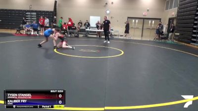 113 lbs Cons. Round 3 - Tysen Stangel, Immortal Athletics WC vs Kaliber Fry, Iowa